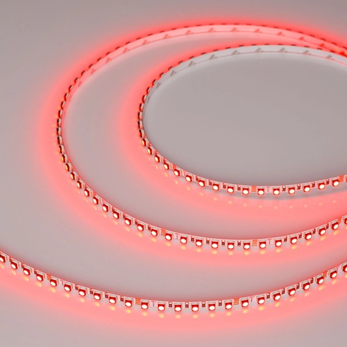 Лента светодиодная MINI-F120-5mm 24V RGB (8 W/m, IP20, 3535, 5m) (Arlight, узкая)
