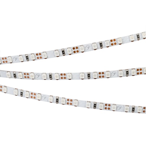 Лента светодиодная RT-A120-5mm 12V Green (9.6 W/m, IP20, 3528, 5m) (Arlight, узкая)