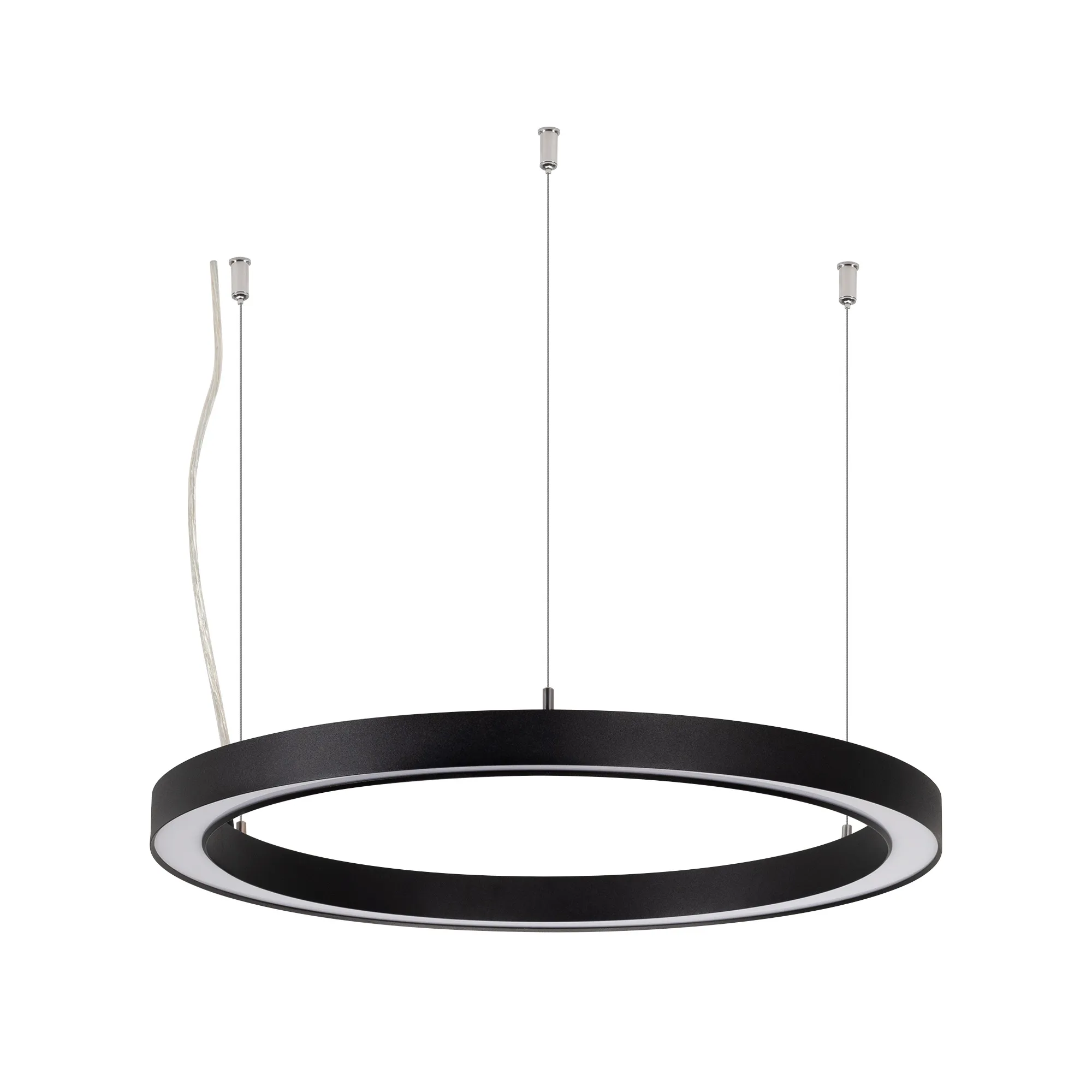 Светильник SP-CIRCLE-HANG-O3535-D500-30W Warm3000 (RAL9005, 120 deg, 230V) IP40 LED (Arlight, Алюминий) - изображение товара