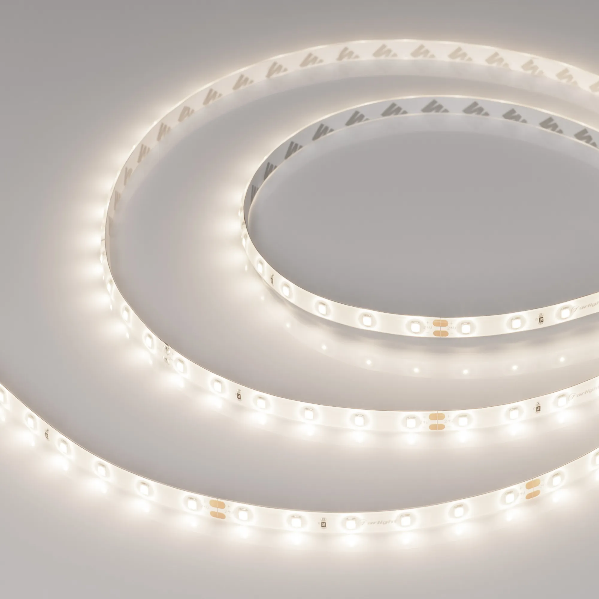 Лента светодиодная герметичная RTW-SE-A60-8mm 24V Day4000 (4.8 W/m, IP65, 2835, 5m) (Arlight, 4.8 Вт/м, IP65) - изображение товара