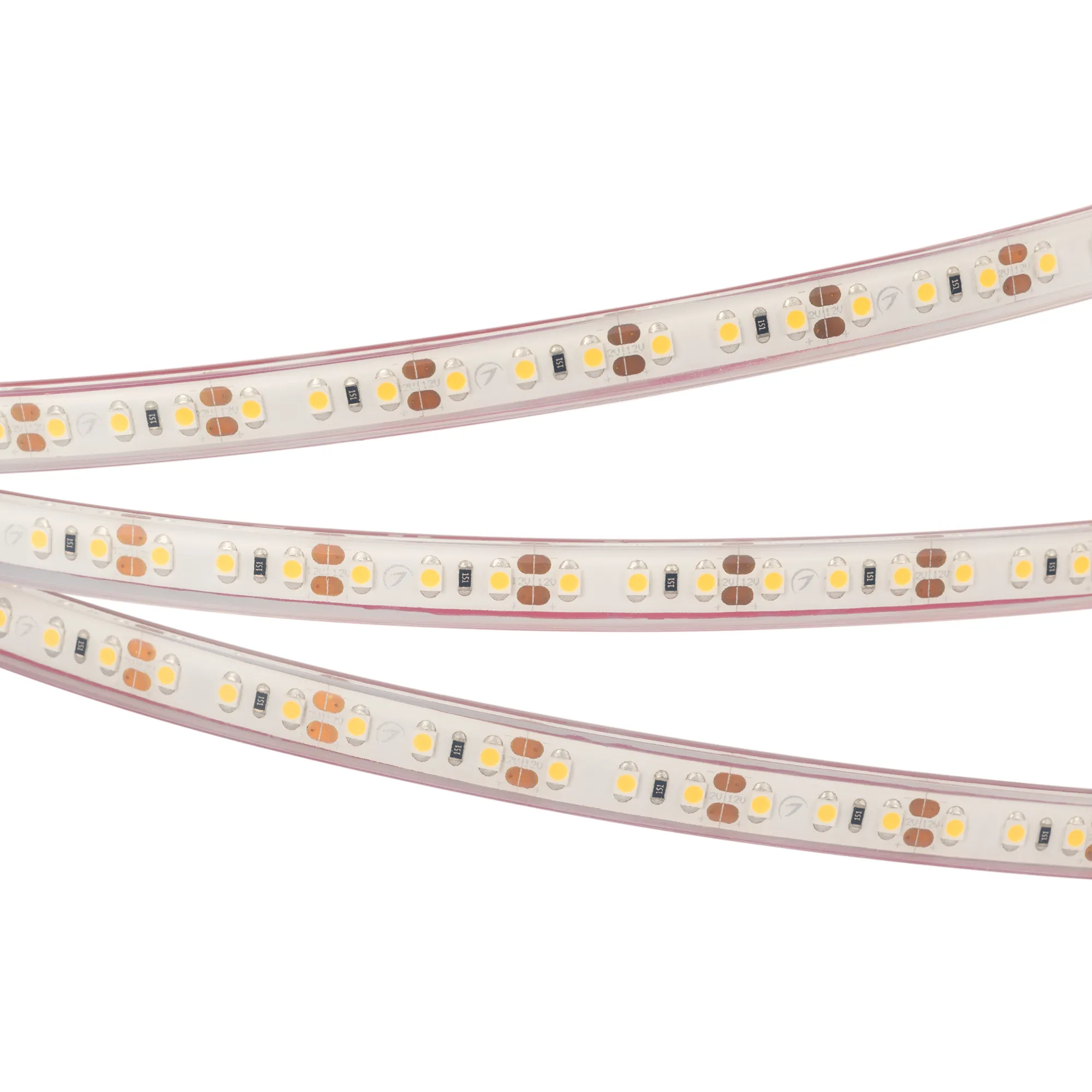 Лента светодиодная RTW 2-5000PGS 12V Cool 2x (3528, 600 LED, LUX) (Arlight, 9.6 Вт/м, IP67) - изображение товара