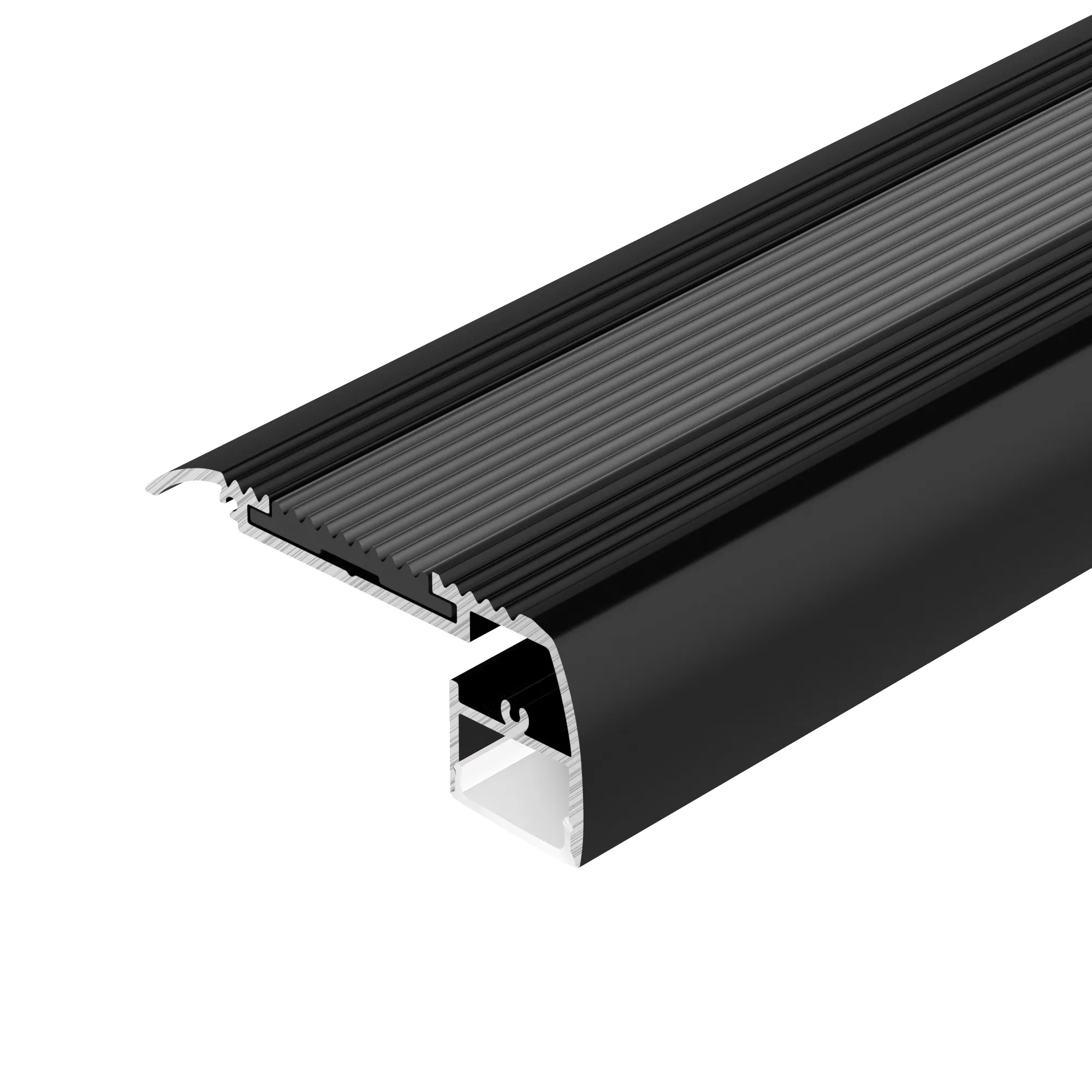 Профиль STAIR-W65-2000 ANOD BLACK (Arlight, Алюминий) - изображение товара