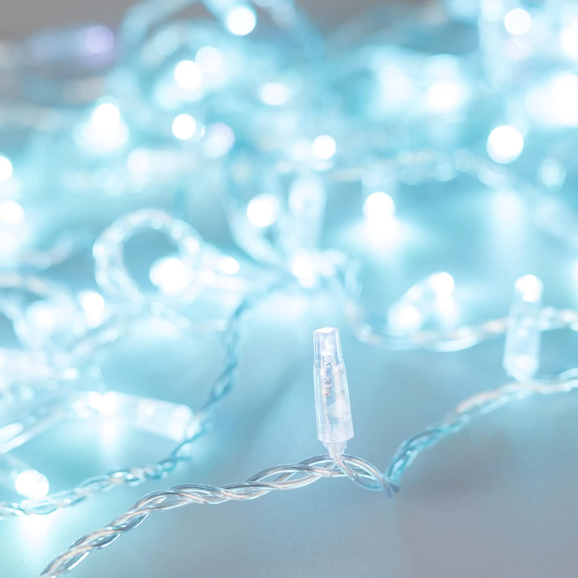 Светодиодная гирлянда ARD-STRING-CLASSIC-10000-CLEAR-100LED-FLASH Azure (230V, 7W) (Ardecoled, IP65) - изображение товара