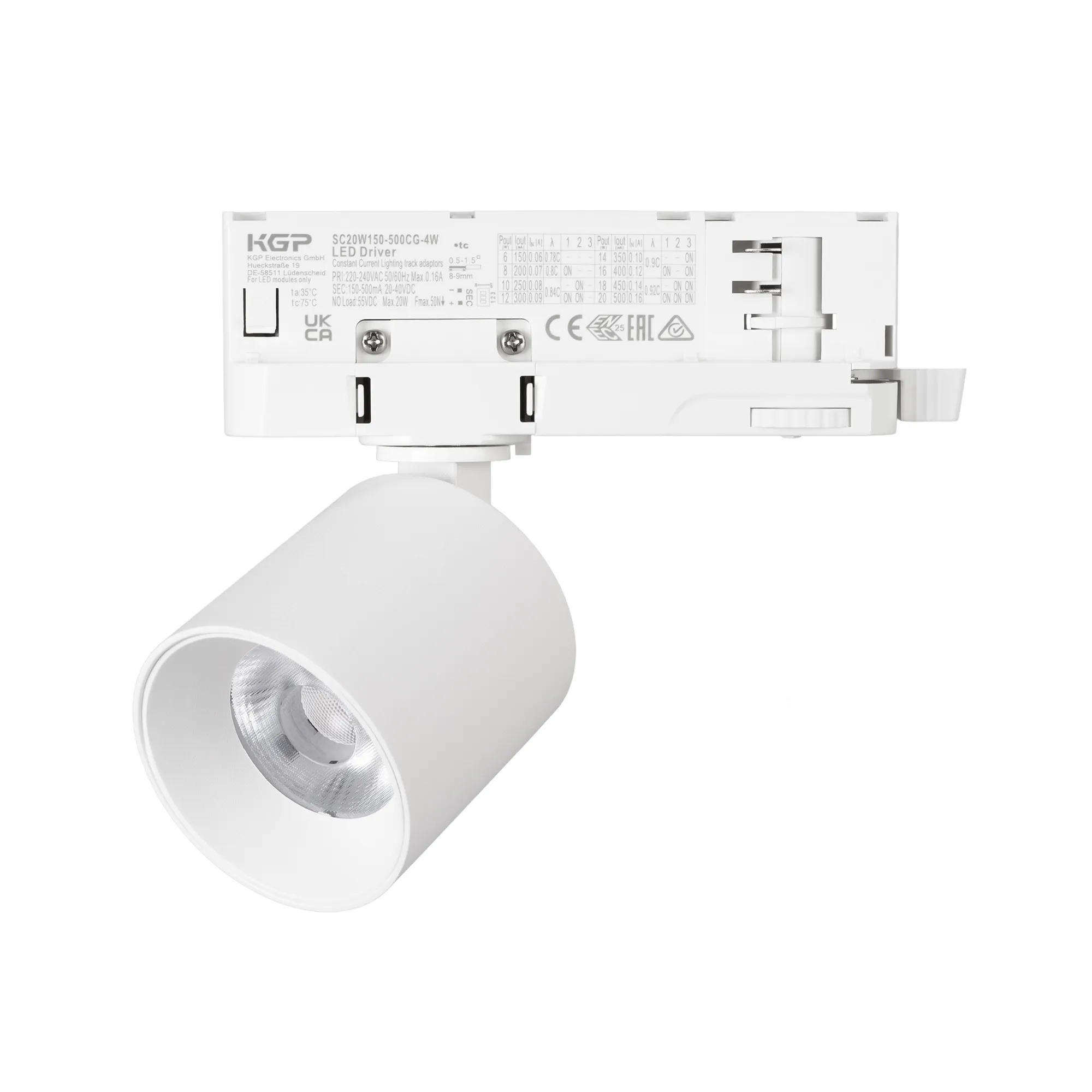 Светильник LGD-DYKE-4TR-R60-8W Warm3000 (WH, 50 deg, 230V) (Arlight, IP20 Металл, 5 лет) - изображение товара