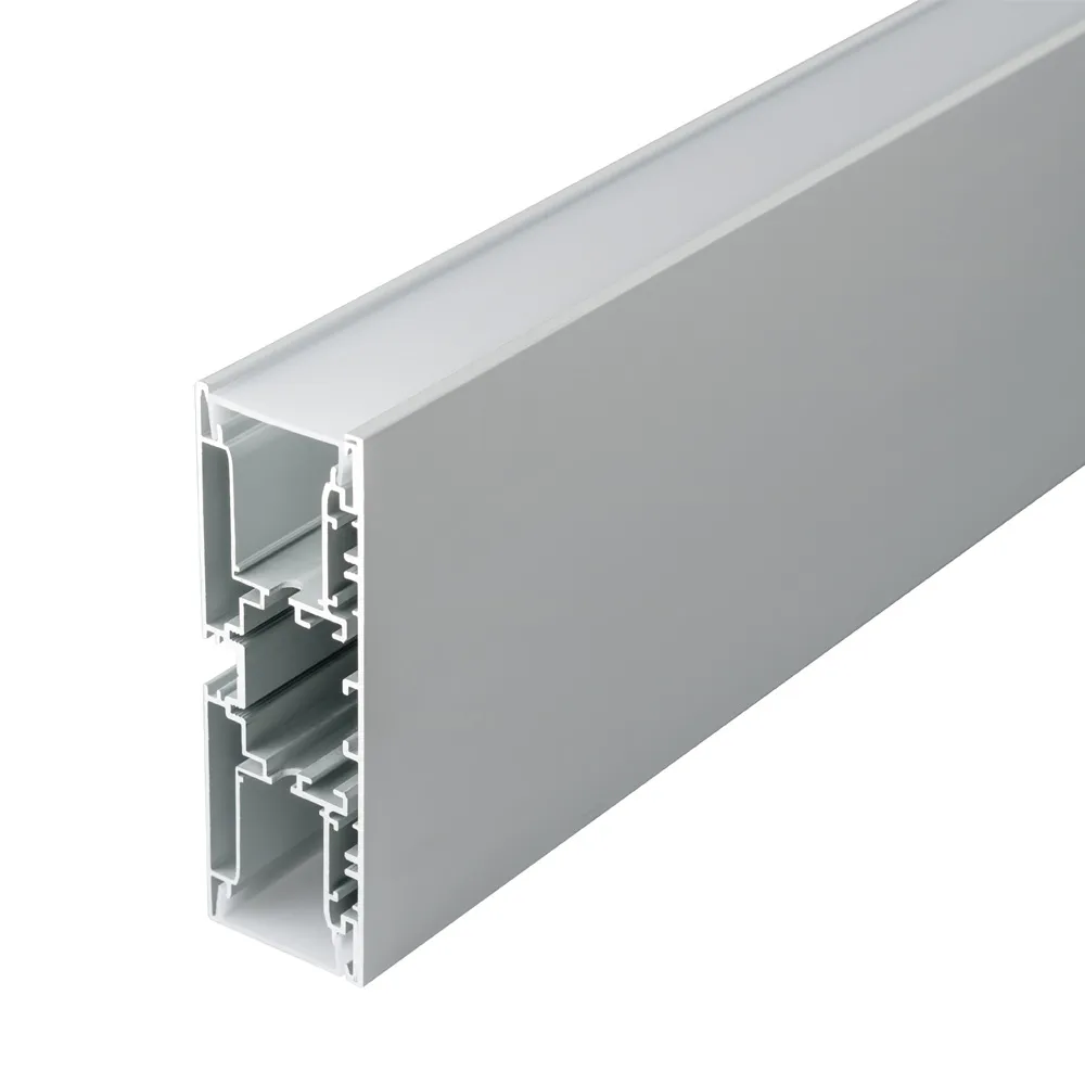 Профиль с экраном S2-WALL-X2-H128-2500 ANOD+OPAL (Arlight, Алюминий) - изображение товара