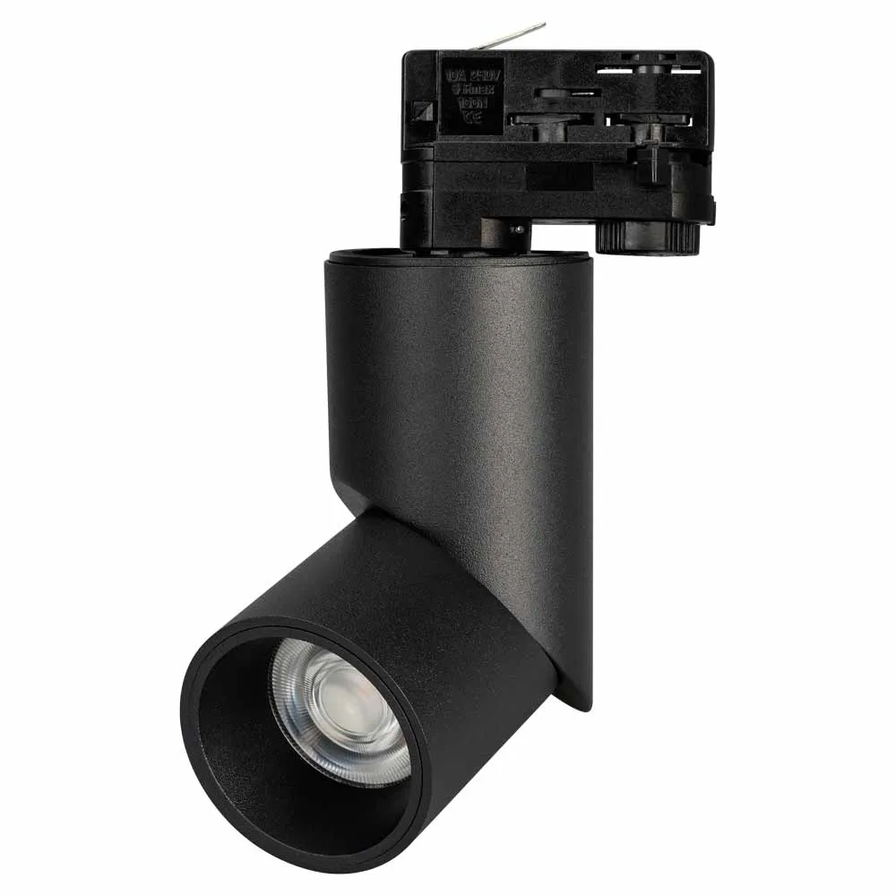 Светильник LGD-TWIST-TRACK-4TR-R70-15W Warm3000 (BK-BK, 30 deg, 48V, DALI) (Arlight, IP40 Металл, 3 года)