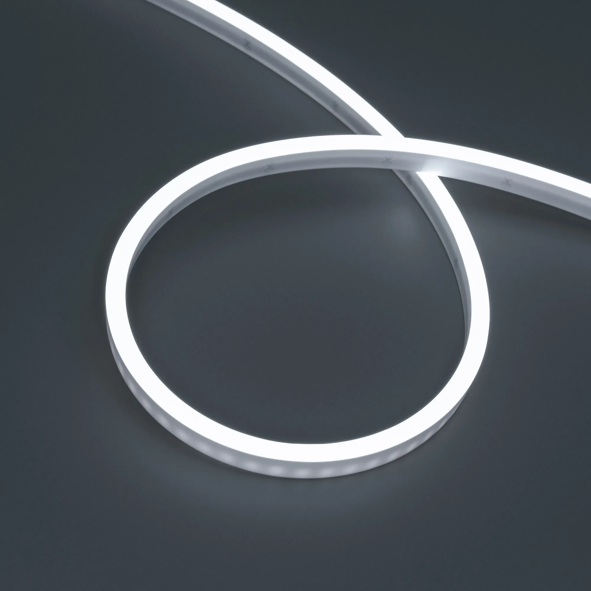 Лента герметичная WAVE-SIDE-PU-A120-06x12mm 24V White5700 (8 W/m, IP68, 5m, wire x2) (Arlight, Вывод боковой, 3 года)