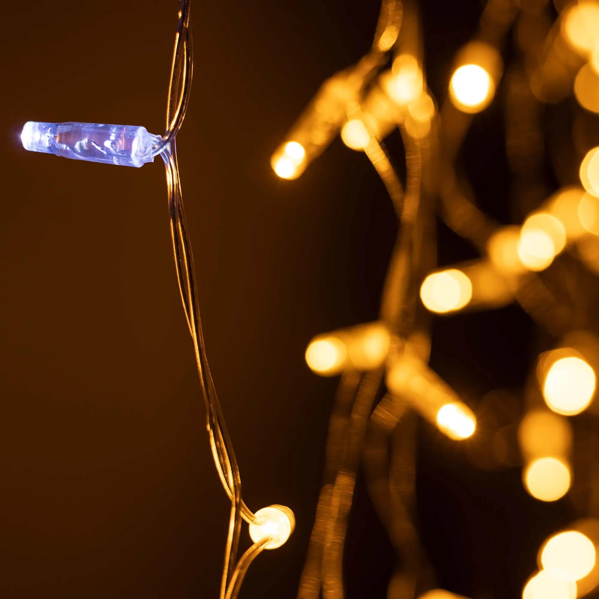 Светодиодная гирлянда ARD-EDGE-CLASSIC-2400x600-CLEAR-88LED-FLASH Yellow (230V, 6W) (Ardecoled, IP65) - изображение товара